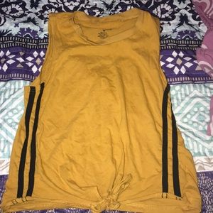 Mustard yellow shirt